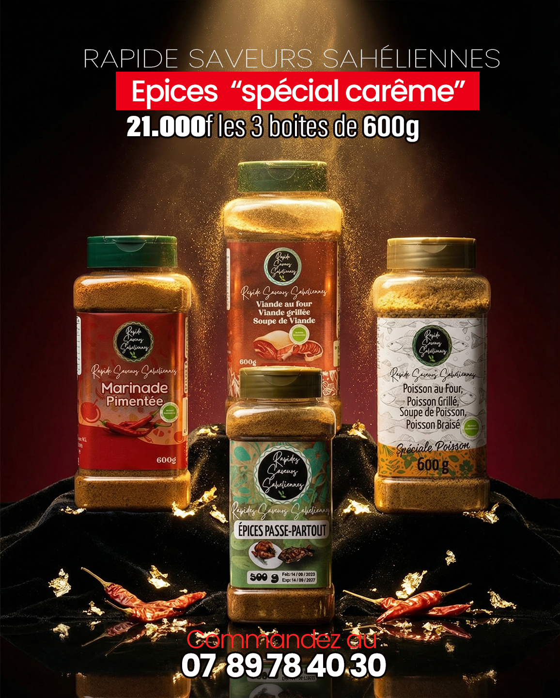 Pack spécial carême 21.000f