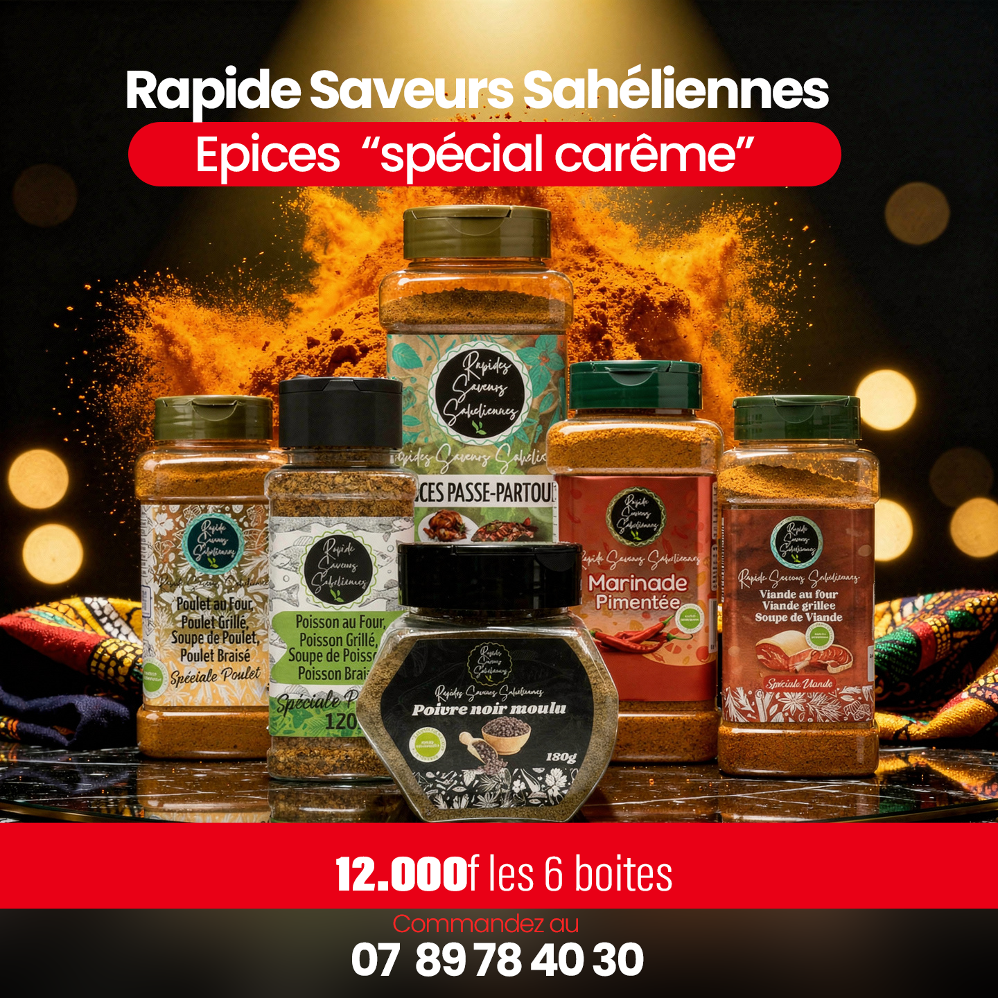 Pack spécial carême 12.000f